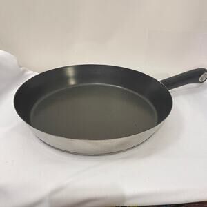 Revere Ware Skillet 12" Non-Stick Stainless Aluminum Core Sauté Frying Pan